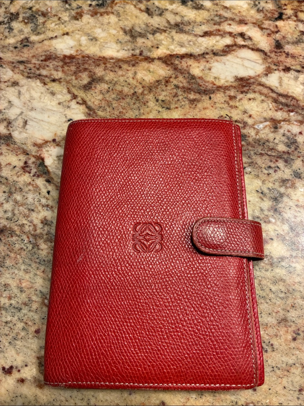 Loewe red wallet